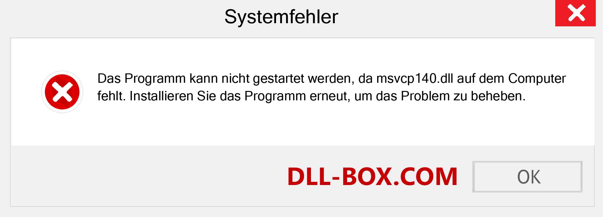 msvcp140.dll-Datei fehlt?. Download für Windows 7, 8, 10 - Fix msvcp140 dll Missing Error unter Windows, Fotos, Bildern